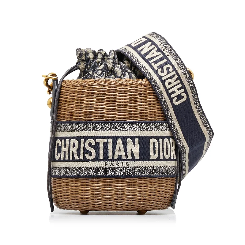 Dior Oblique Wicker Bucket Bag (SHG-9ocOVk)