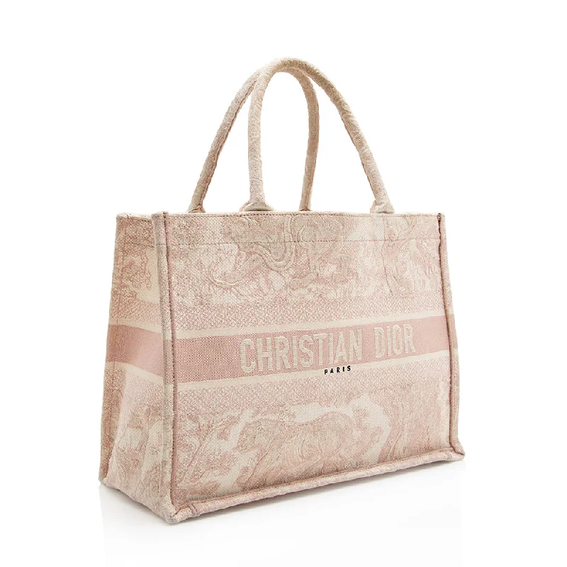 Christian Dior Toile De Jouy Small Book Tote