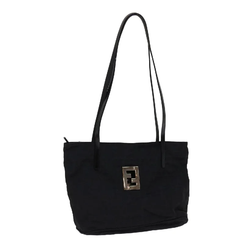 FENDI Zucca Canvas Tote Bag Black  ep2841