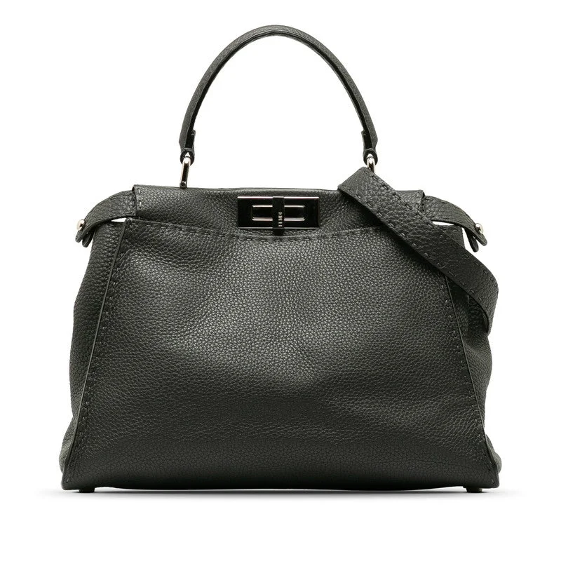 FENDI FENDI Celeria Handbags/Car Fraser Gray Lady Fraser