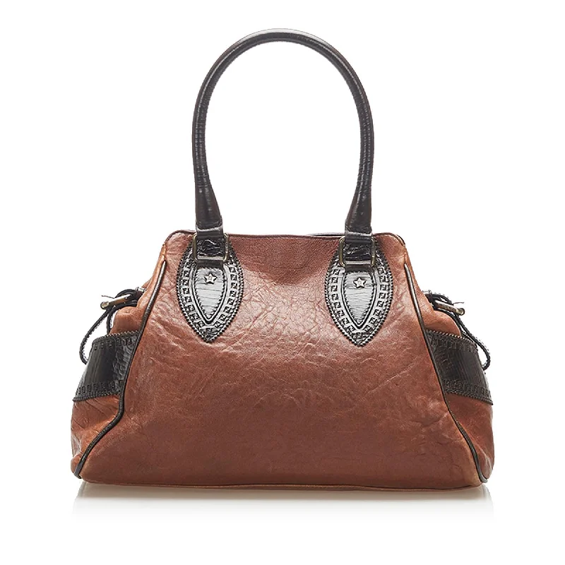 Fendi Etniko Leather Handbag