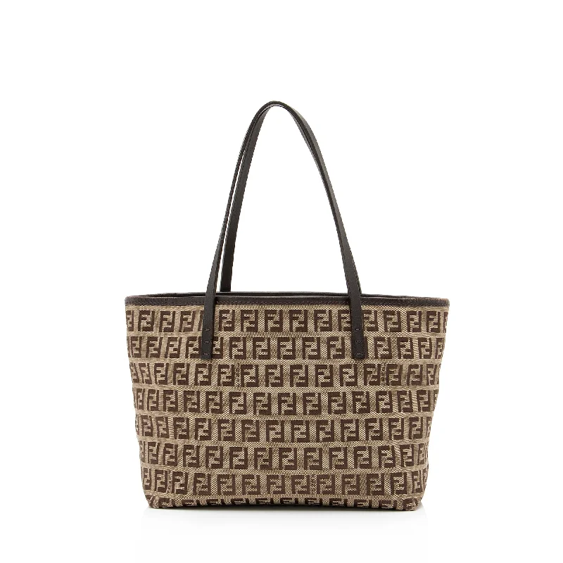 Fendi Zucchino Mini Roll Tote