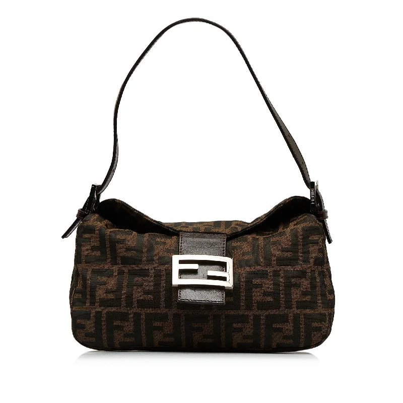 Fendi Zucca Double Flap Baguette (SHG-DmHE3n)