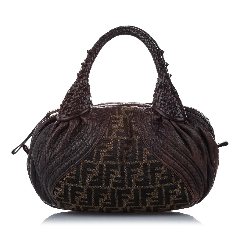 Fendi Zucca Spy Canvas Handbag (SHG-13573)