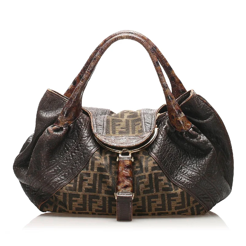 Fendi Zucca Spy Canvas Handbag (SHG-14897)