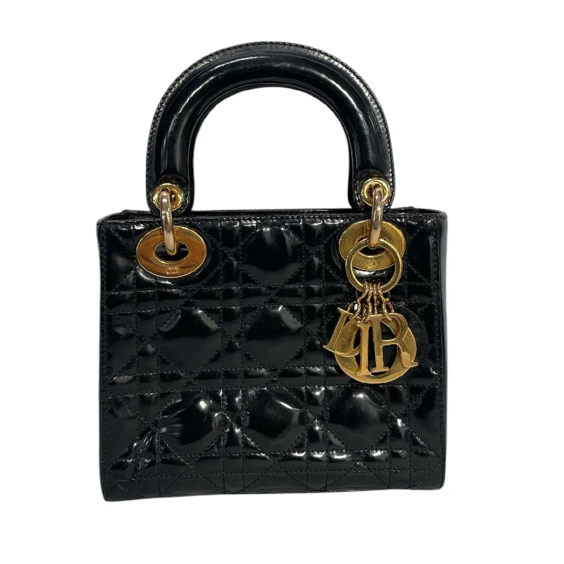 Christian Dior/Hand Bag/Leather/BLK/