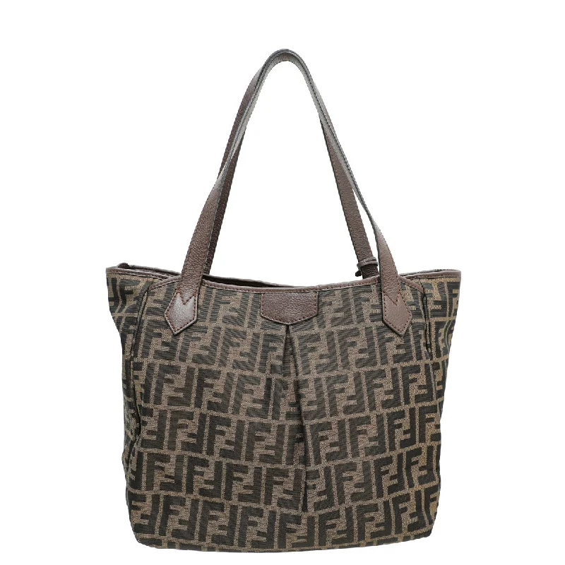 Fendi Tobacco Zucca Grand Shopping Tote Bag