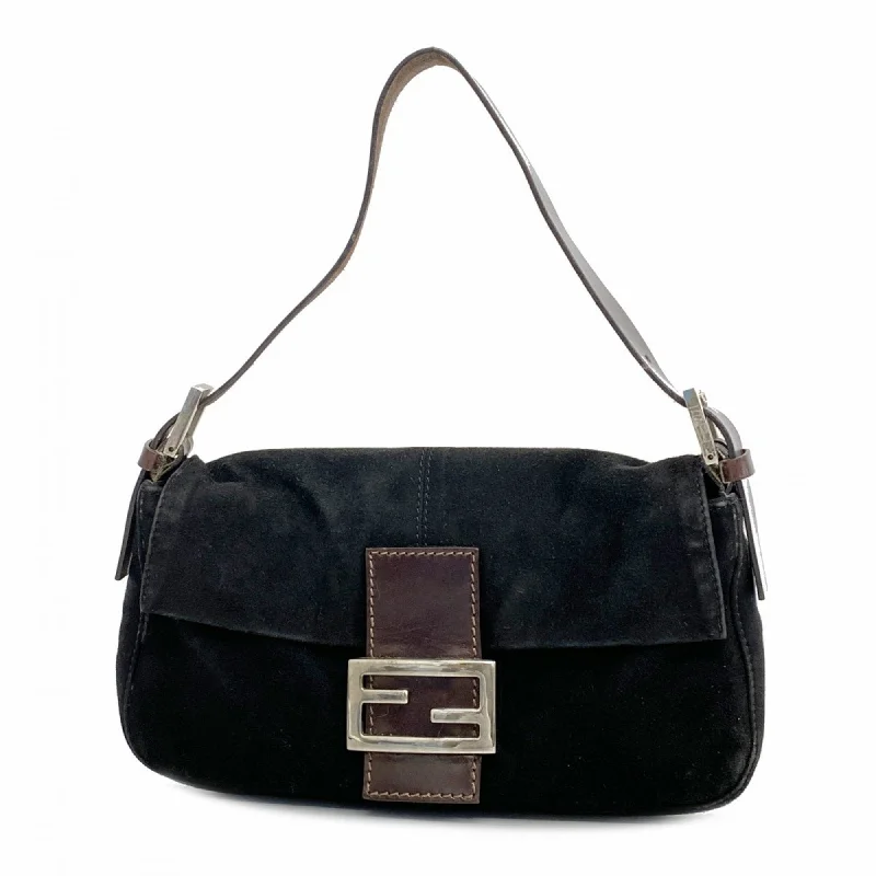 Fendi handbag Mamma Bucket suede black ladies