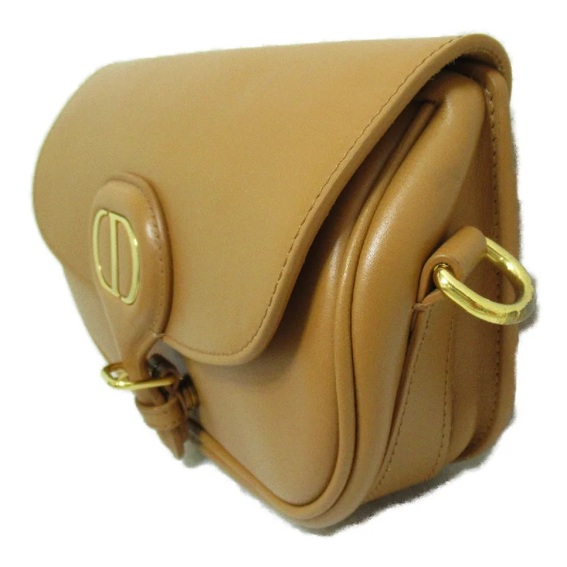 Dior Shoulder Bag Brown Camel leather