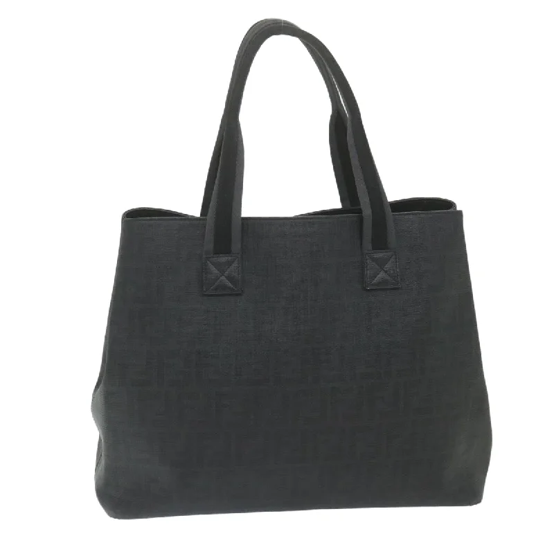 FENDI Zucca Canvas Tote Bag Black  59554