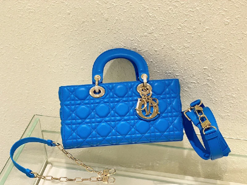 Christian Dior Lady D-Joy Bag Blue, For Women