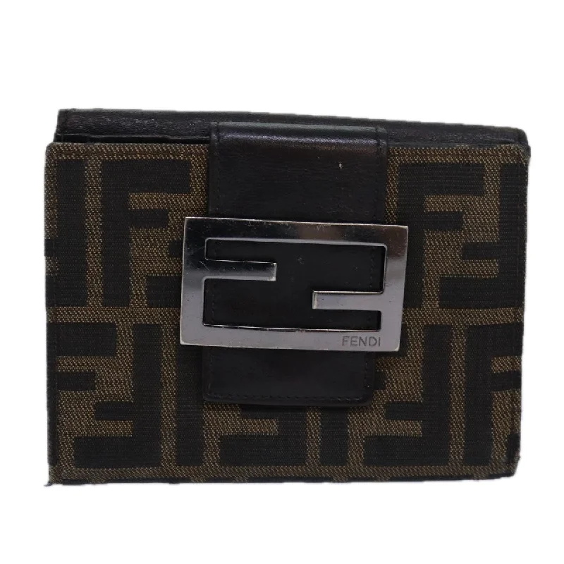 Fendi Zucchino  Canvas Wallet  (Pre-Owned)