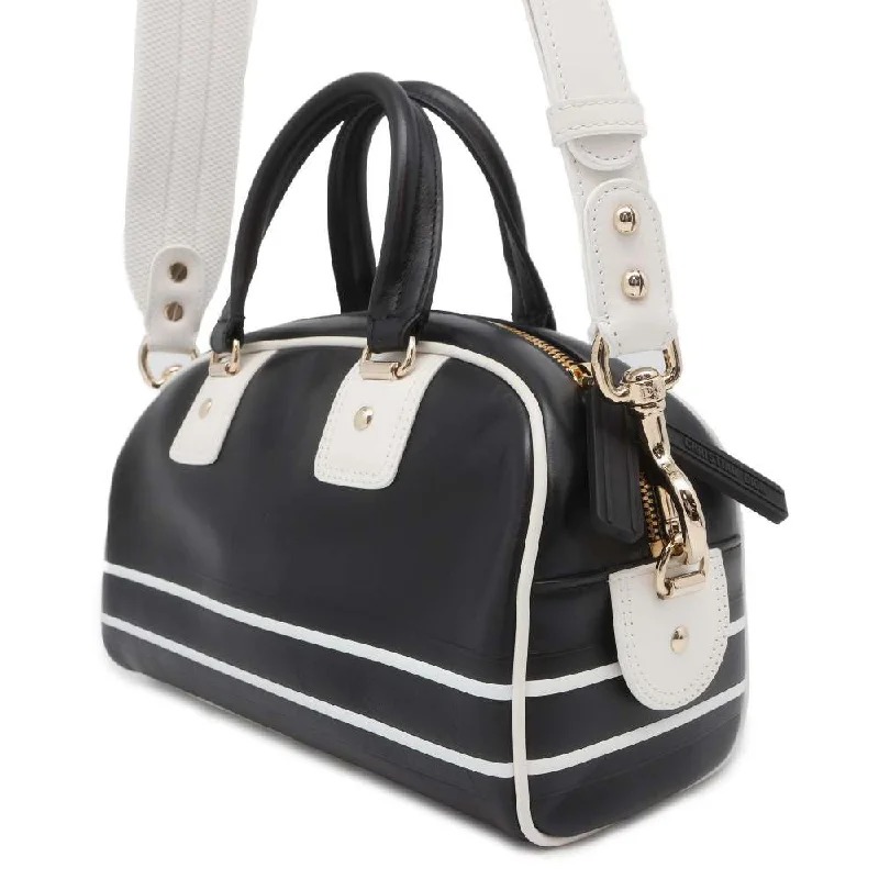 Dior Dior Vibe 2way Handbag Black/White M6209OOBR Leather