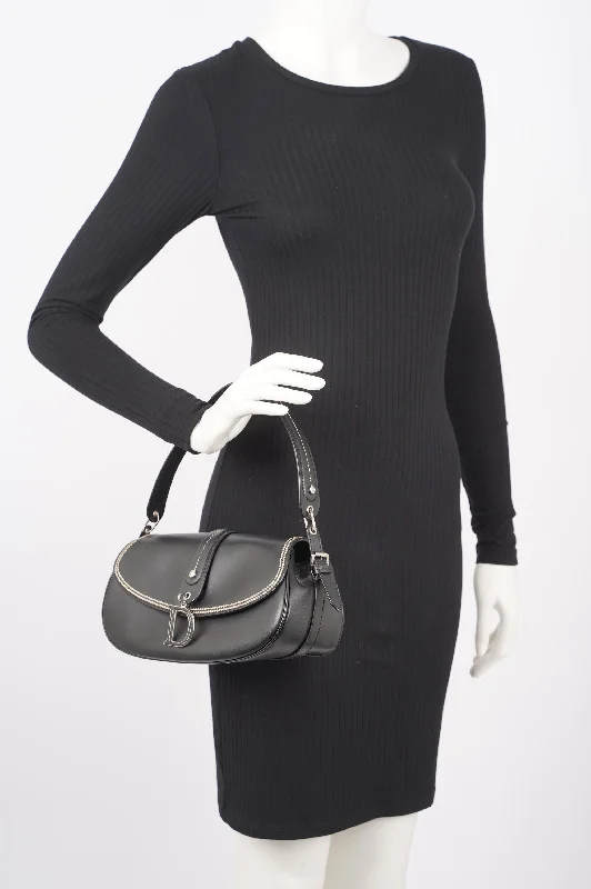 Christian Dior Womens Shoulder Bag Black