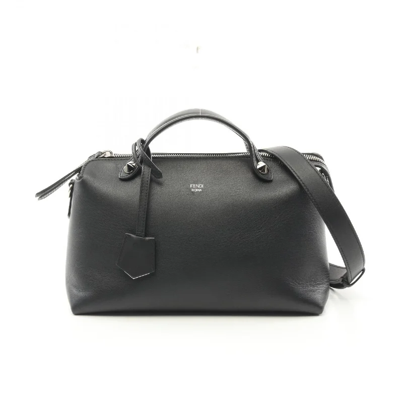 FENDI BY THE WAY MEDIUM Handbag, Leather, Women's, Black, 8BL146