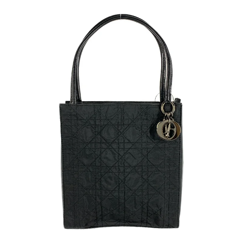 Christian Dior/Hand Bag/Black/Nylon/