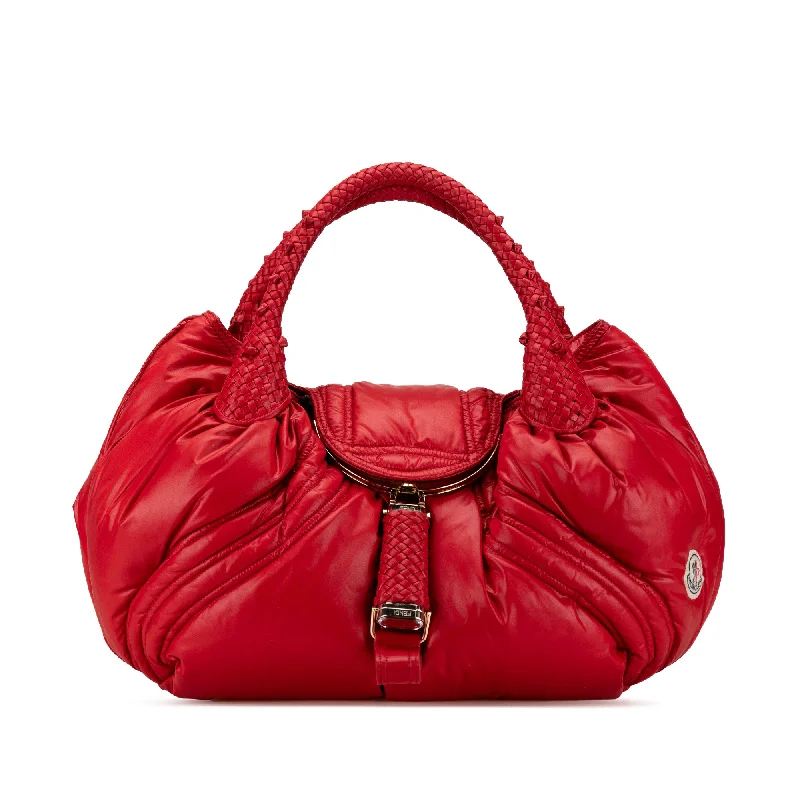 Red Fendi Moncler Puffer Spy Handbag