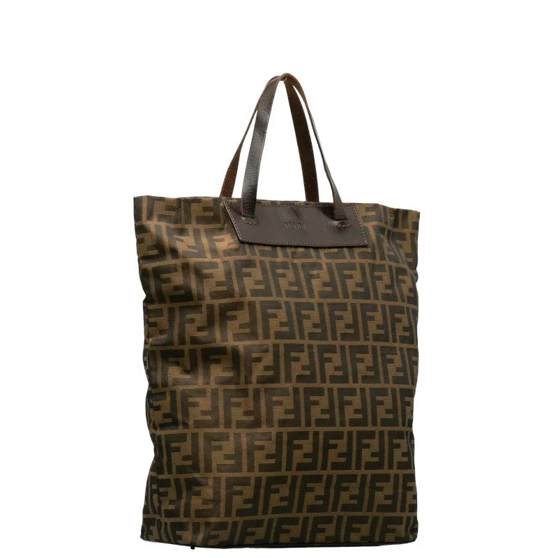 Fendi Brown Zucca Tote Handbag