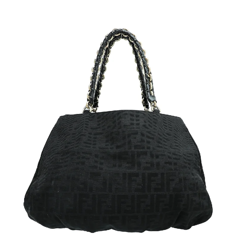 Fendi Black Mia Tote Large Bag