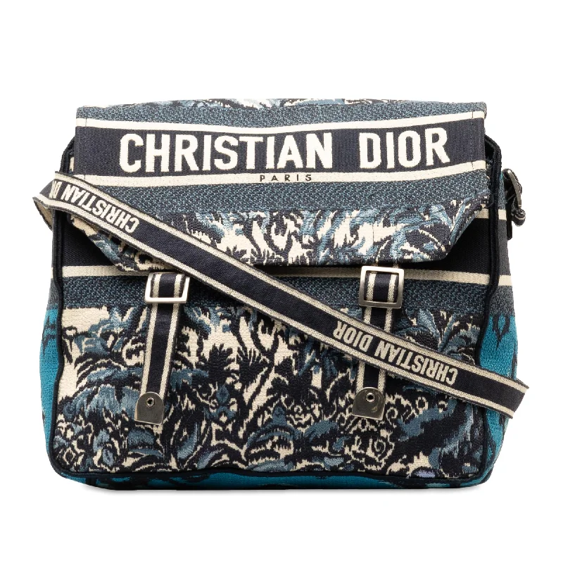 Dior Large Embroidered Palm Tree Diorcamp Messenger Bag (SHG-d6oB9l)