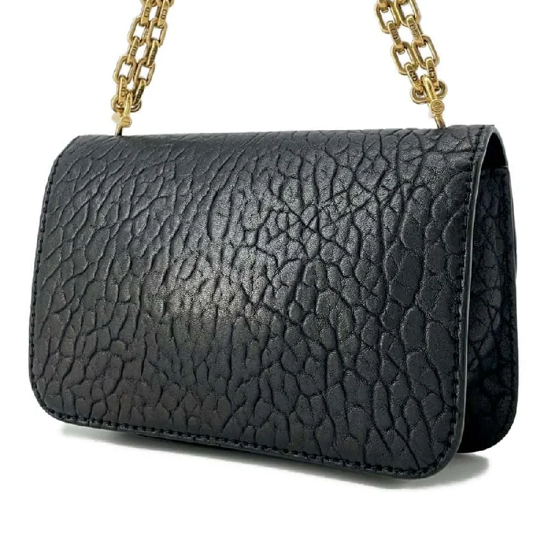 Dior Addict 2WAY ChainShoulder Bag Black Leather