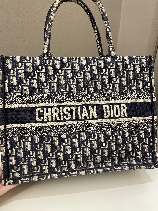 Dior Book Tote Blue Oblique