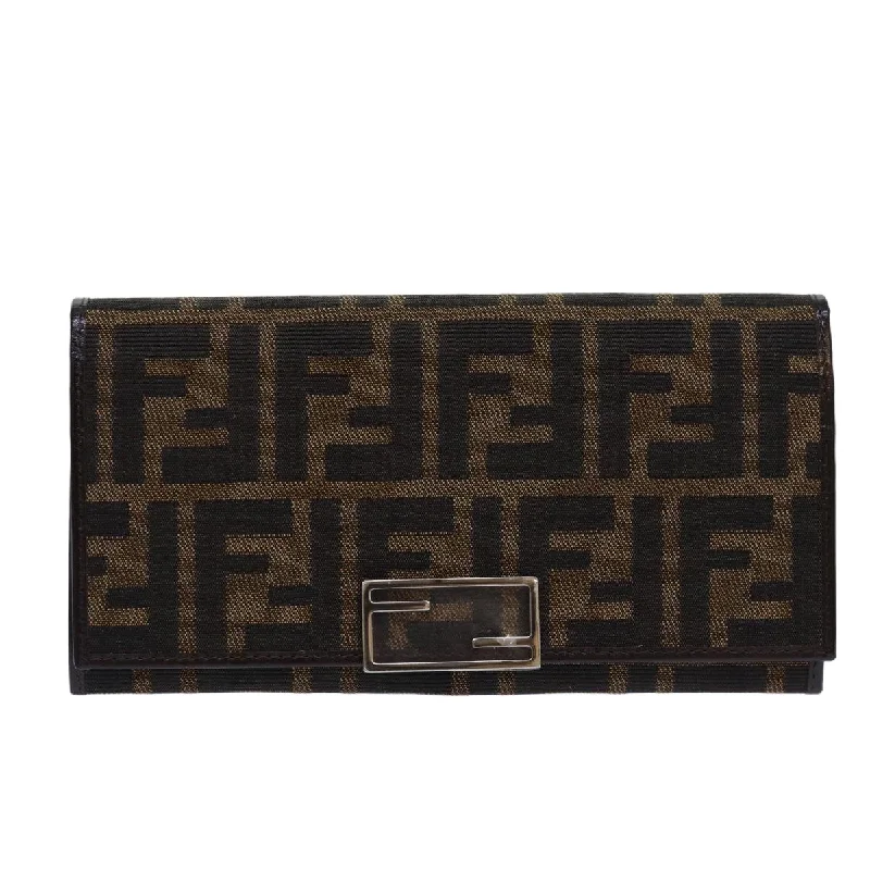 Fendi Zucca  Canvas Wallet  (Pre-Owned)