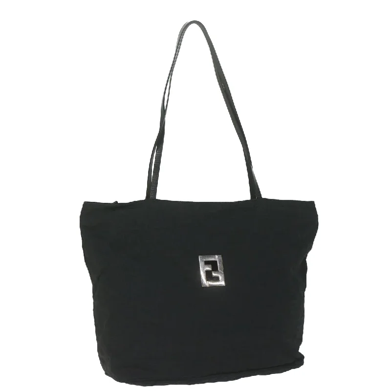 FENDI Zucca Canvas Tote Bag Black  ar11225