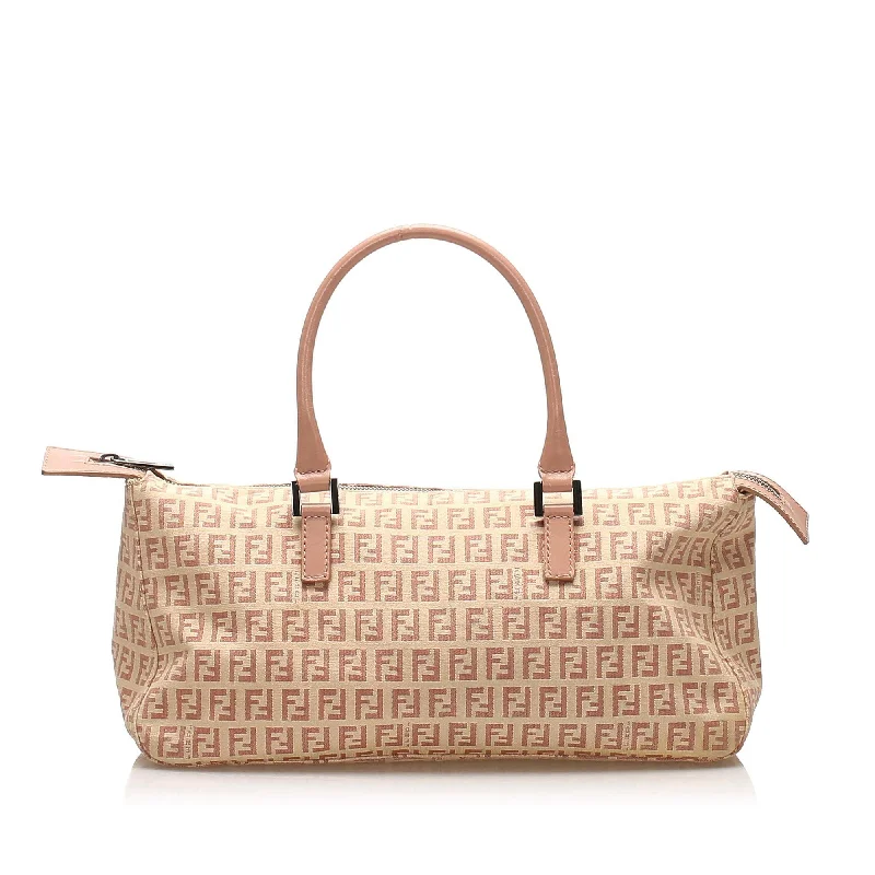 Fendi Zucchino Canvas Handbag (SHG-11756)