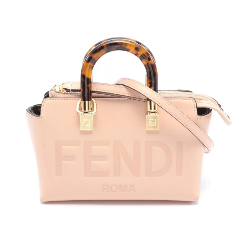 FENDI By the Way Handbag Bag Leather Women's Pink 8BS067