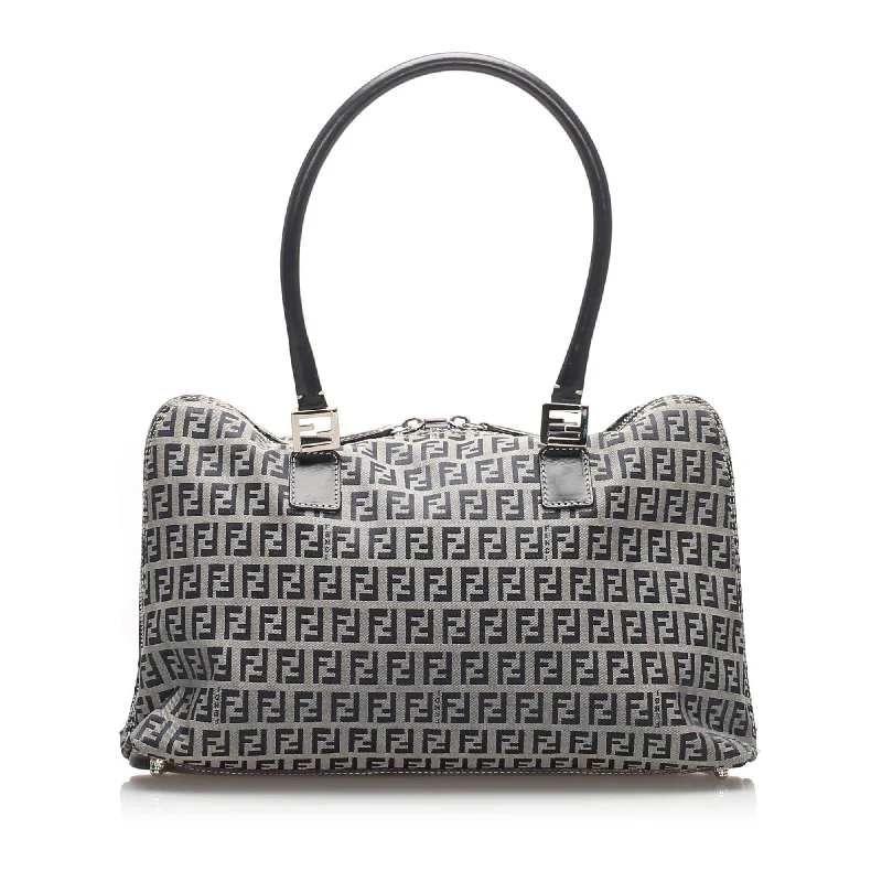 Fendi Zucchino Canvas Handbag (SHG-10825)