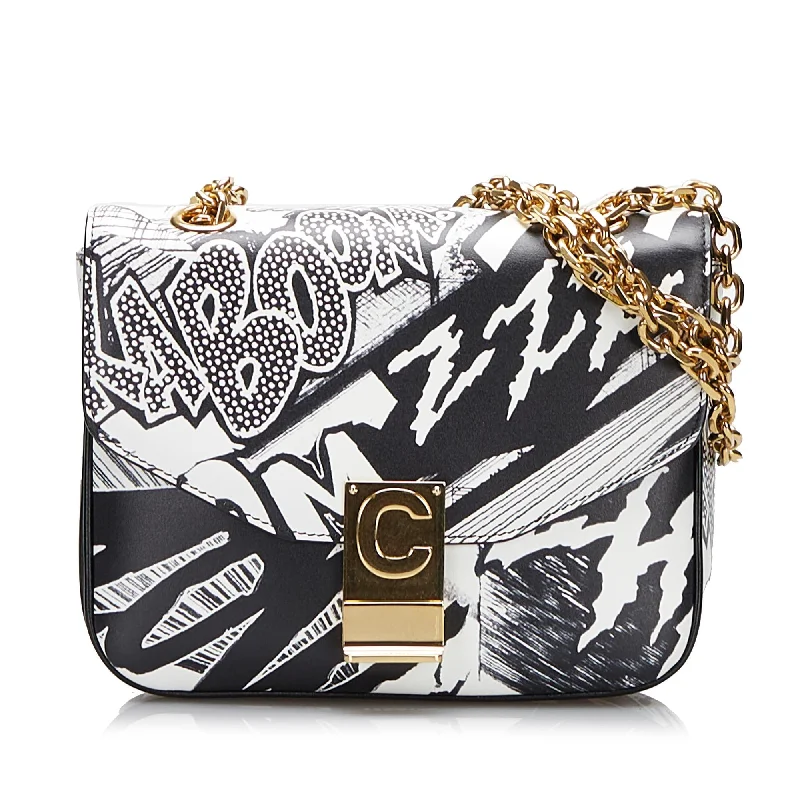 Celine Christian Marclay Small C Bag (SHG-uel2m3)