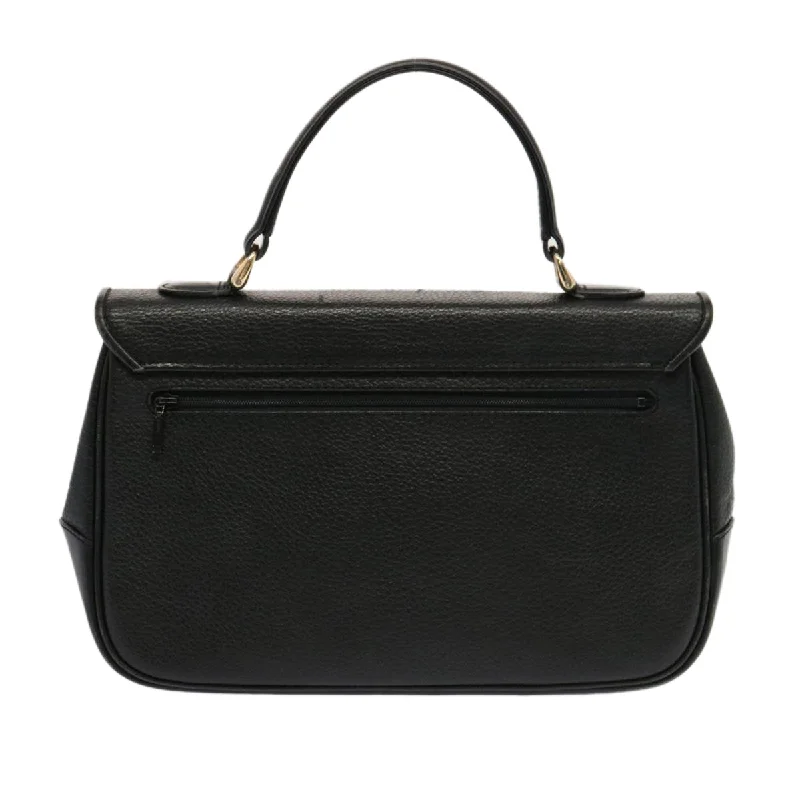 BURBERRYSs Hand Bag Leather Black  69546