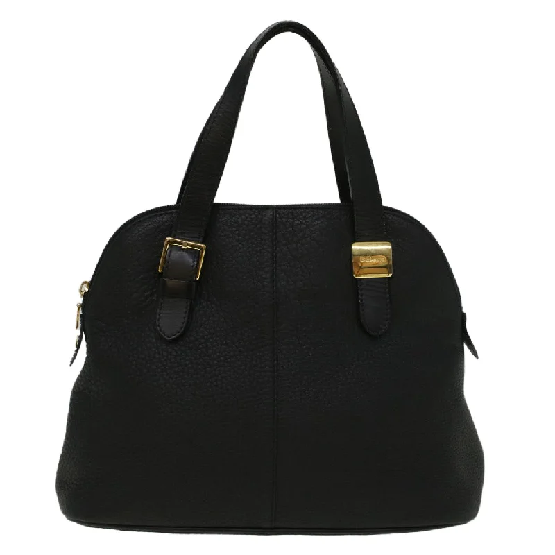 BURBERRYSs Hand Bag Leather Black  bs9530