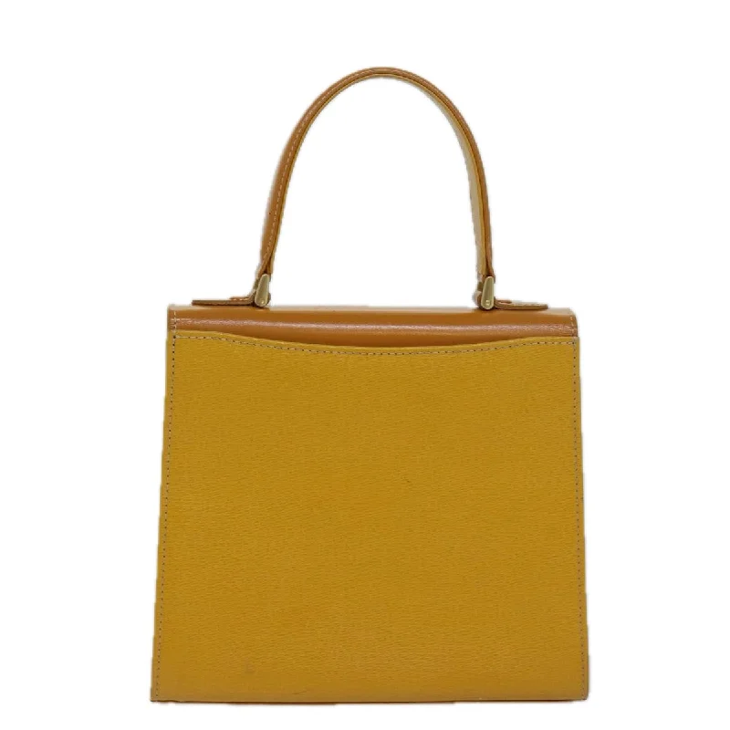 BURBERRYSs Hand Bag Leather Yellow  ep4711